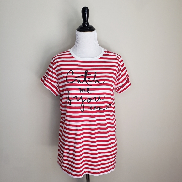Kate Spade Catch Me If You Can t-shirt - Picture 2 of 8